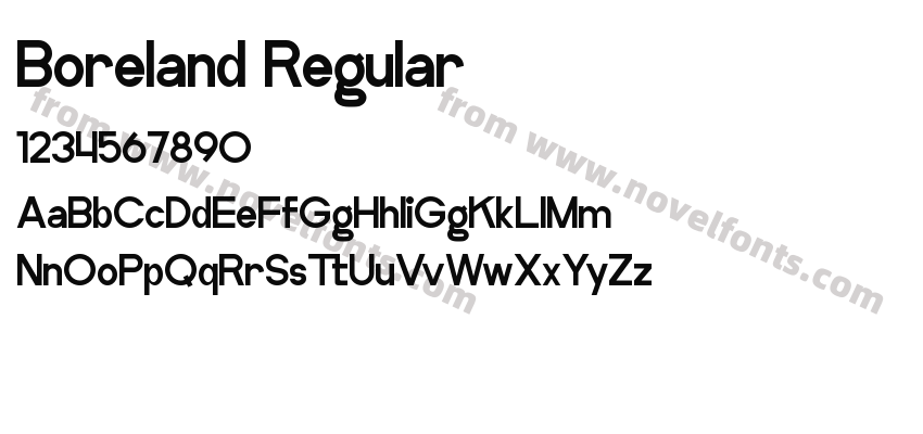 Boreland RegularPreview