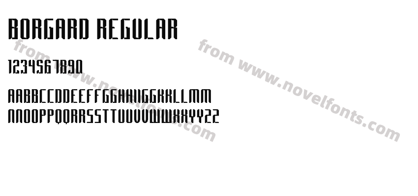 Borgard RegularPreview