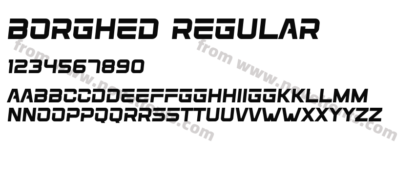 Borghed RegularPreview
