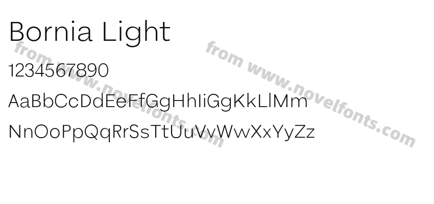 Bornia LightPreview