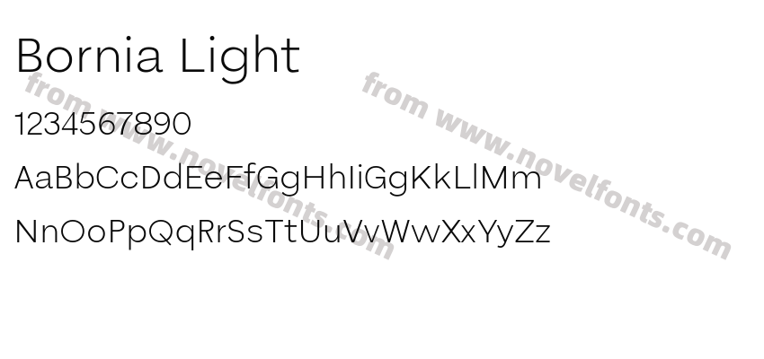 Bornia LightPreview