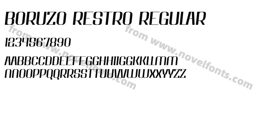 Boruzo Restro RegularPreview