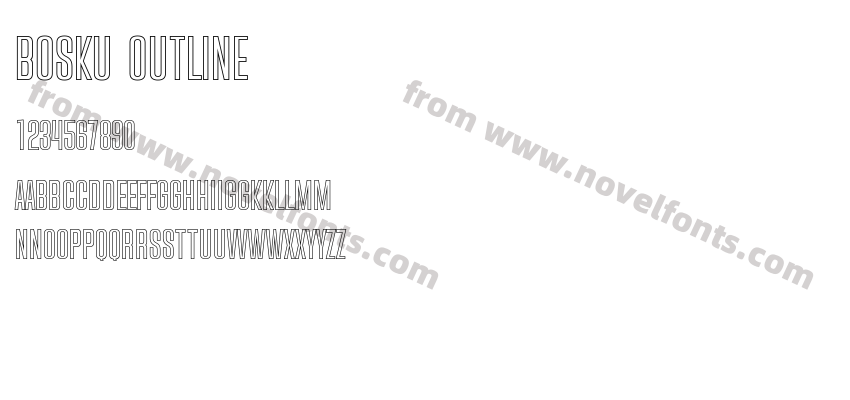 Bosku OutlinePreview