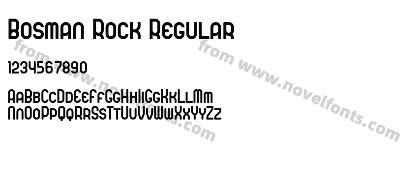 Bosman Rock RegularPreview