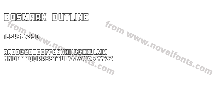 Bosmark OutlinePreview