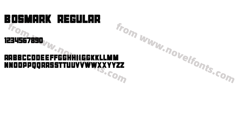 Bosmark RegularPreview