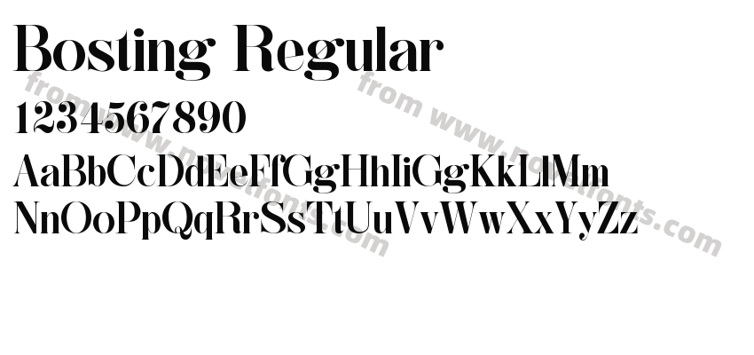 Bosting RegularPreview