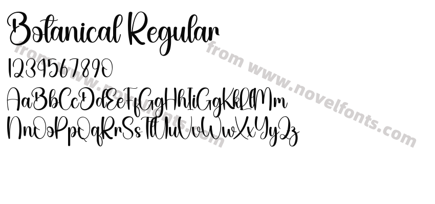 Botanical RegularPreview