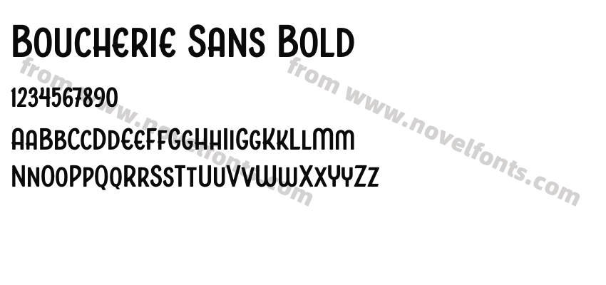 Boucherie Sans BoldPreview