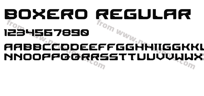 Boxero RegularPreview