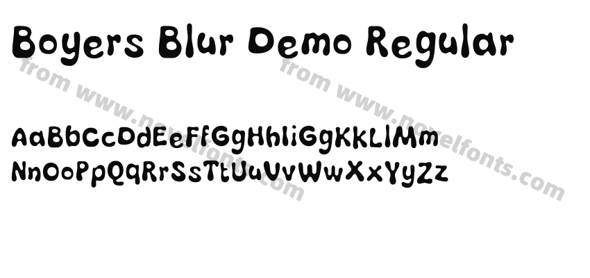 Boyers Blur Demo RegularPreview
