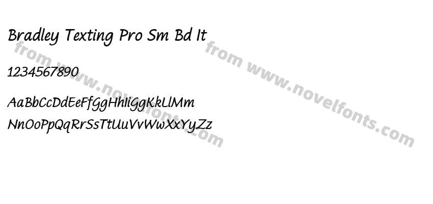 Bradley Texting Pro Sm Bd ItPreview