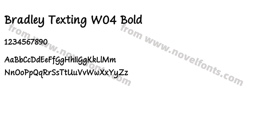 Bradley Texting W04 BoldPreview