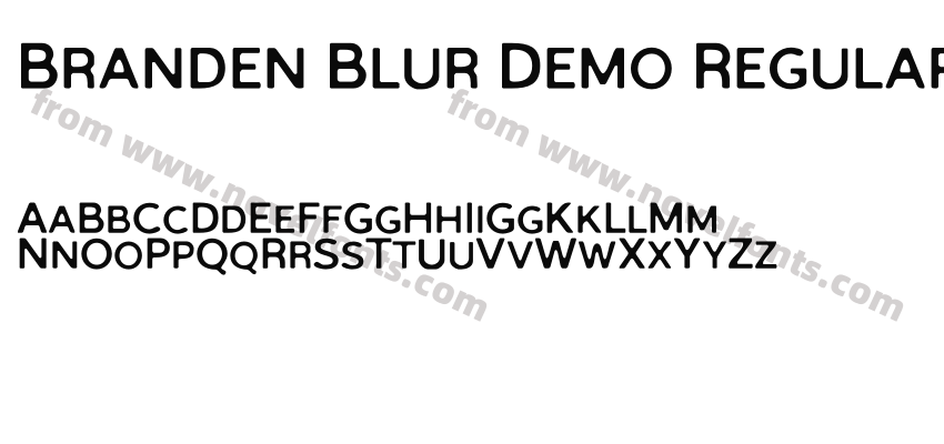 Branden Blur Demo RegularPreview
