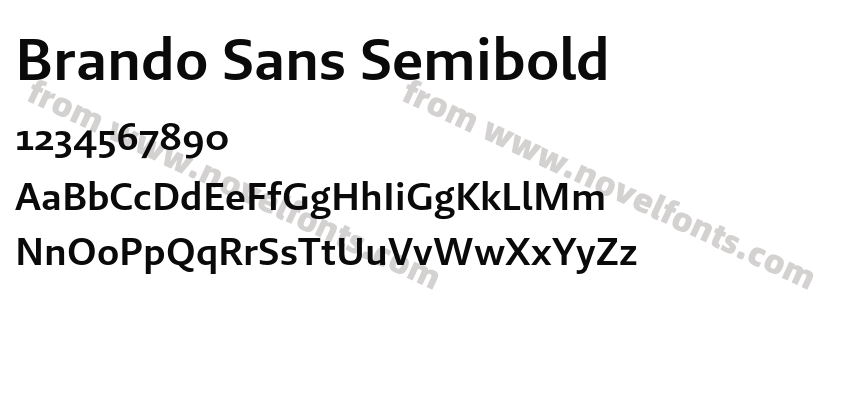 Brando Sans SemiboldPreview