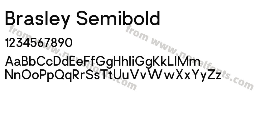 Brasley SemiboldPreview