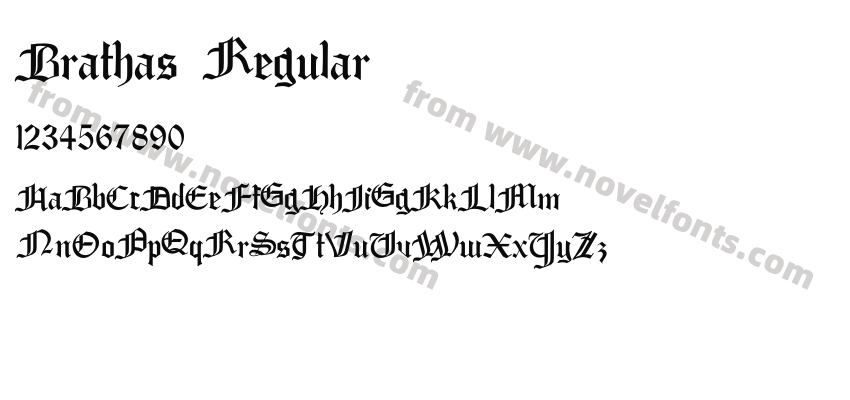 Brathas RegularPreview