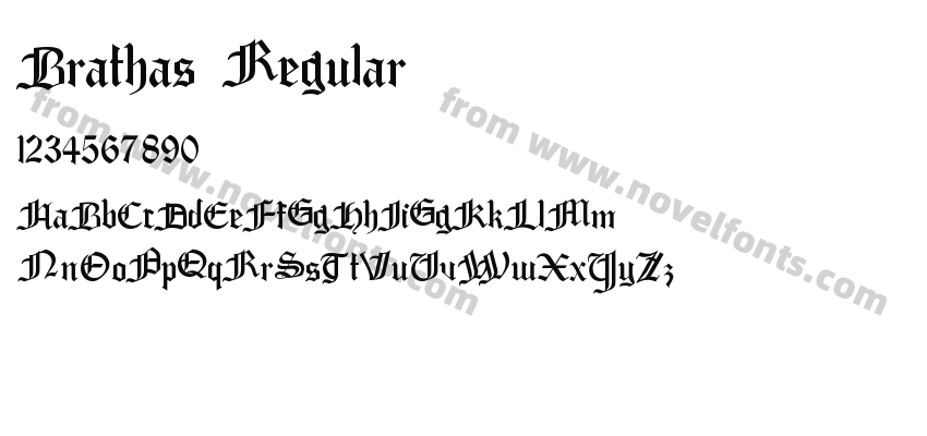 Brathas RegularPreview