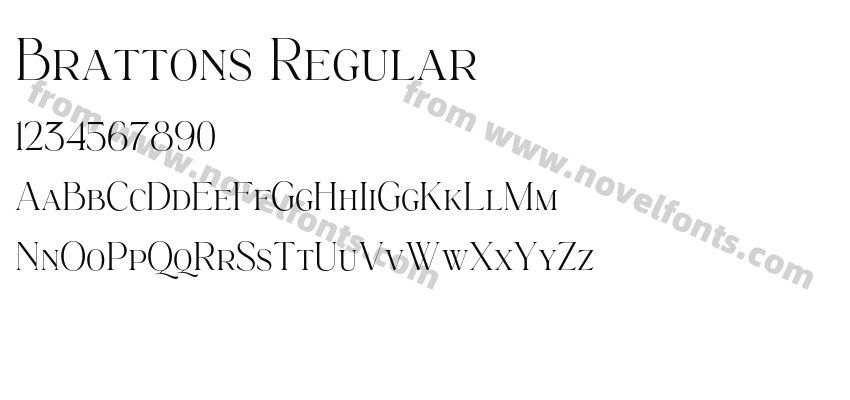 Brattons RegularPreview