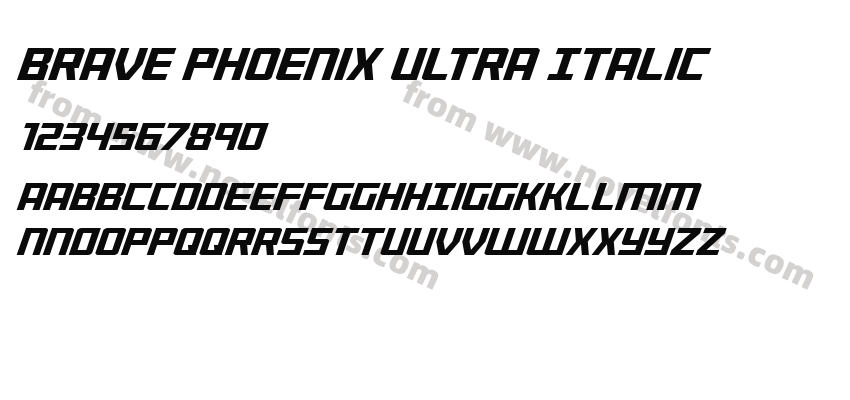 Brave Phoenix Ultra ItalicPreview