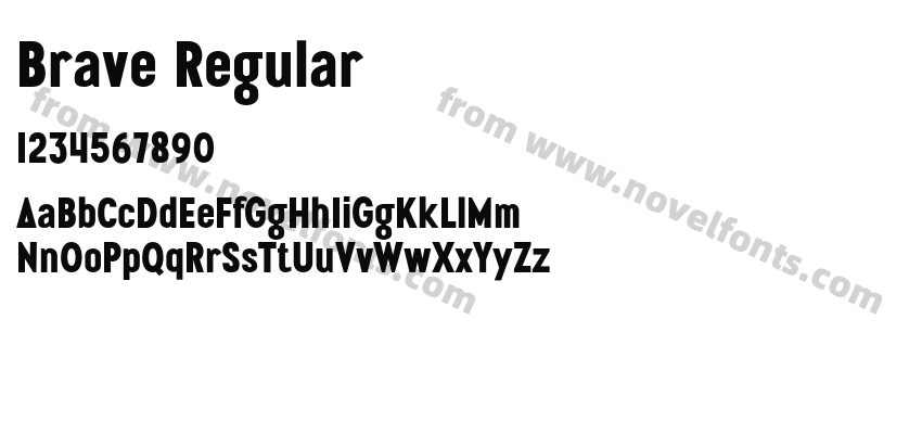 Brave RegularPreview