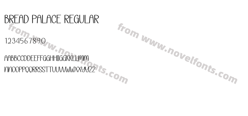 Bread Palace RegularPreview