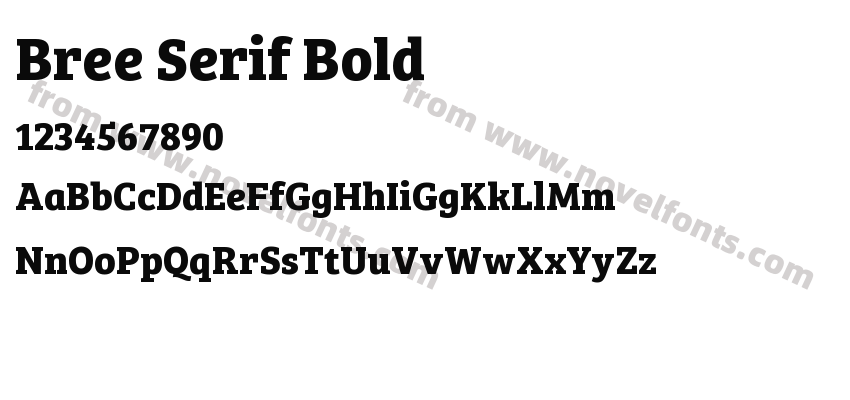 Bree Serif BoldPreview