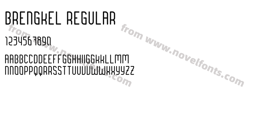 Brengkel RegularPreview