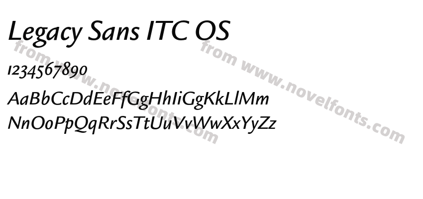 Legacy Sans ITC OSPreview