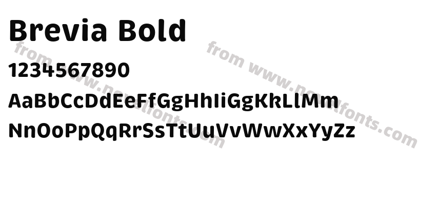 Brevia BoldPreview