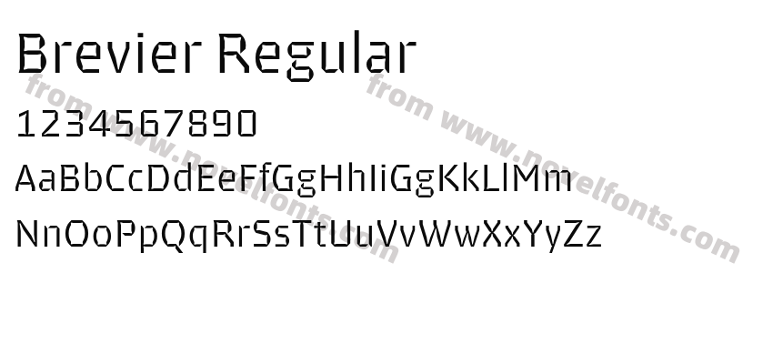 Brevier RegularPreview