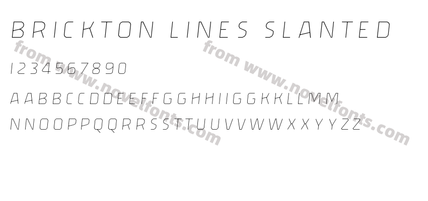 Brickton Lines SlantedPreview
