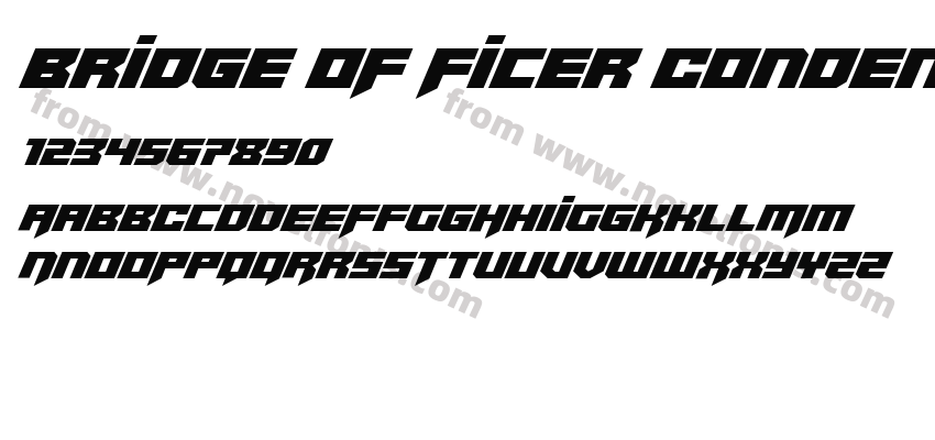 Bridge OF Ficer CondensedPreview
