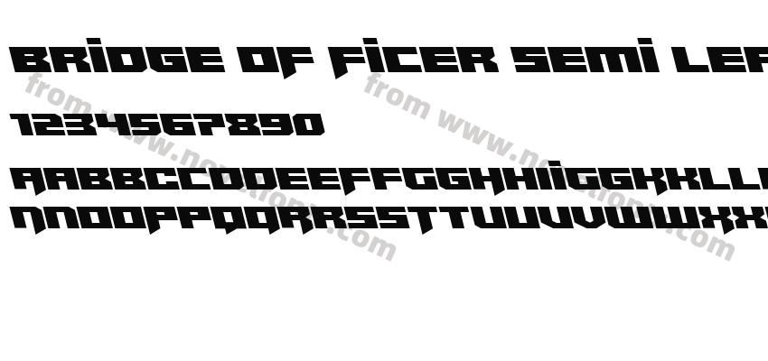 Bridge OF Ficer Semi LeftalicPreview