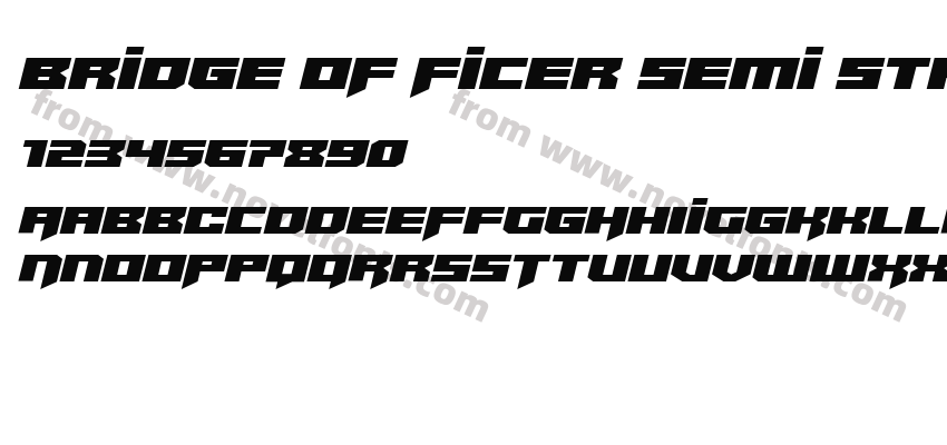 Bridge OF Ficer Semi StraightPreview