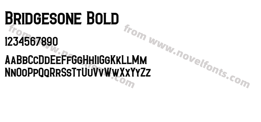 Bridgesone BoldPreview