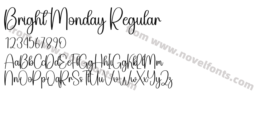 Bright Monday RegularPreview