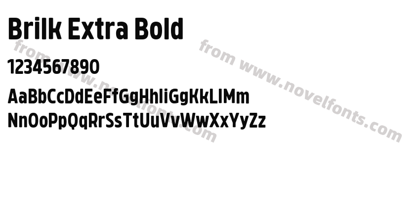 Brilk Extra BoldPreview