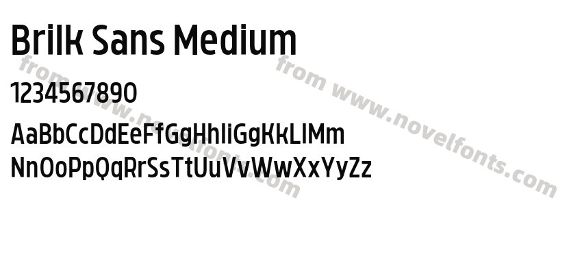Brilk Sans MediumPreview