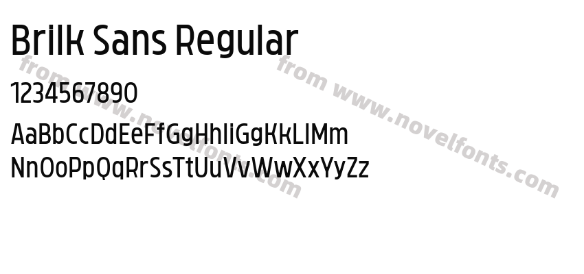 Brilk Sans RegularPreview