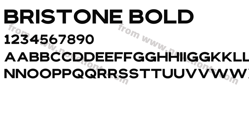 Bristone BoldPreview