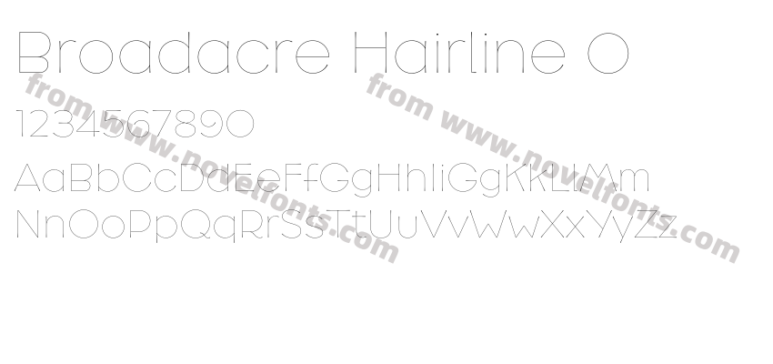 Broadacre Hairline 0Preview