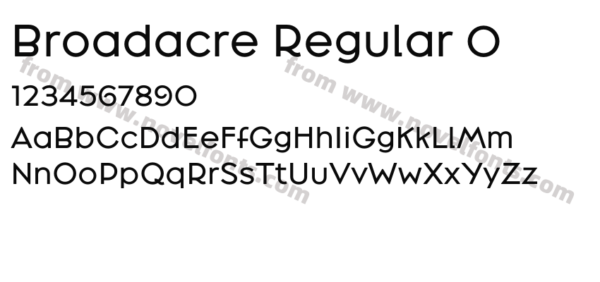 Broadacre Regular 0Preview