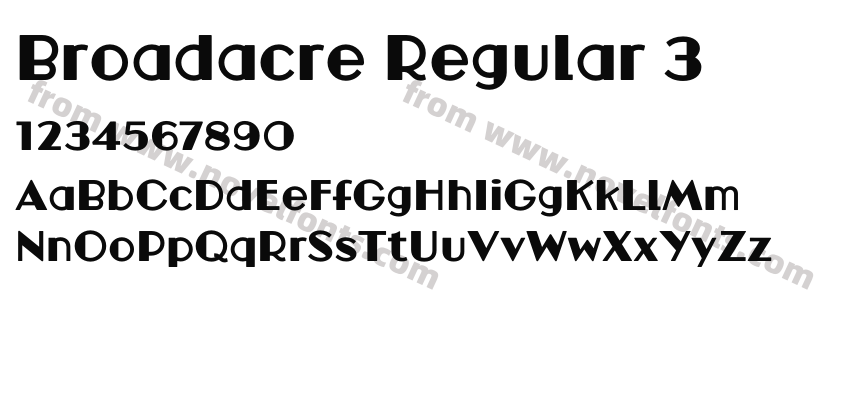 Broadacre Regular 3Preview