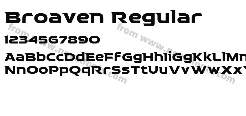 Broaven RegularPreview