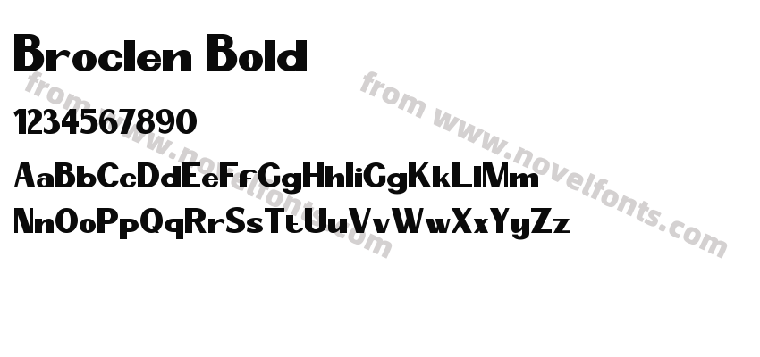 Broclen BoldPreview