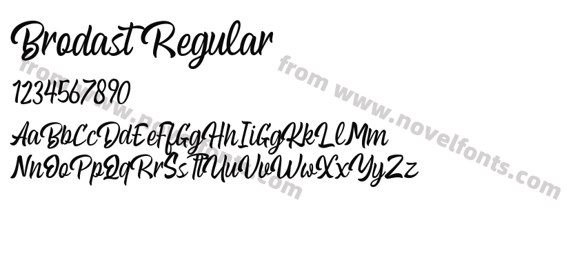 Brodast RegularPreview