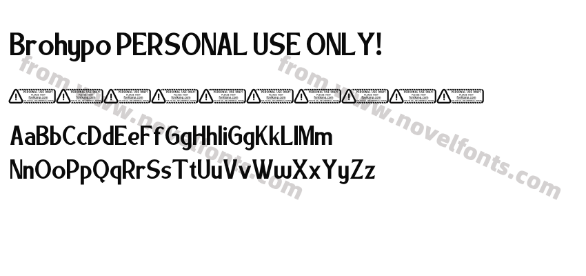 Brohypo PERSONAL USE ONLY!Preview