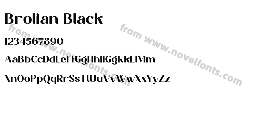 Brolian BlackPreview