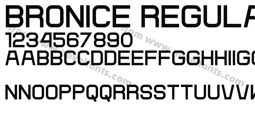 Bronice RegularPreview